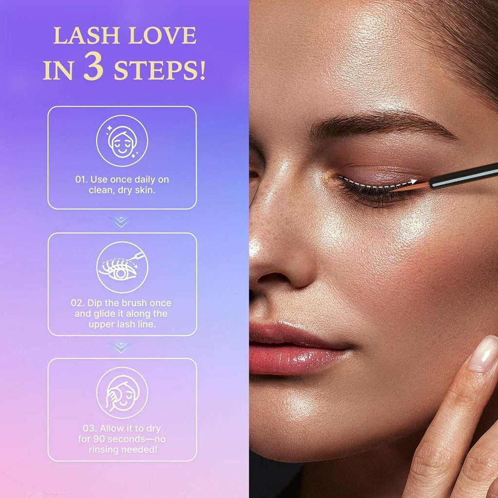 VieBeauti Eyelash Growth Serum Lash Enhancer Longer Fuller Thicker Lashes 3mL