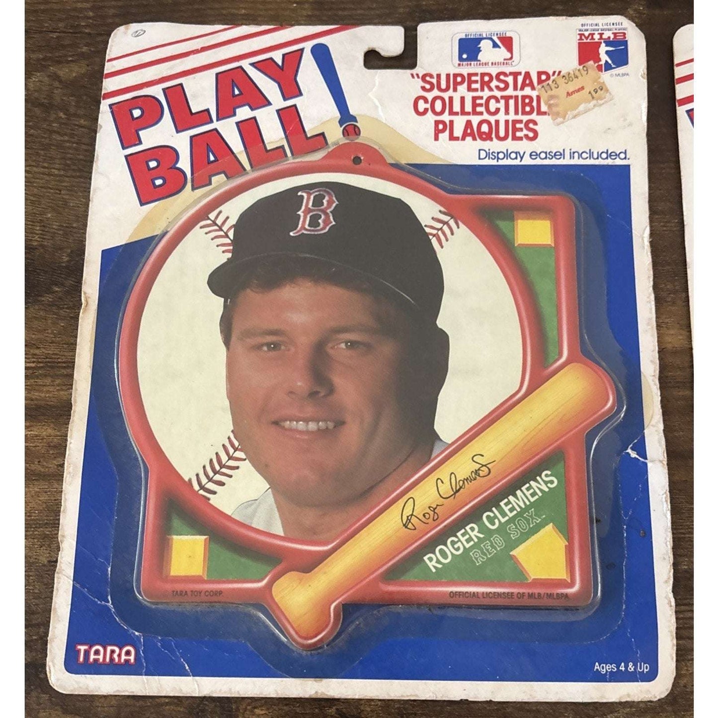 MLB Play Ball! Roger CLEMENS Bobby Bonilla Eric Davis Superstar Collector Plaque