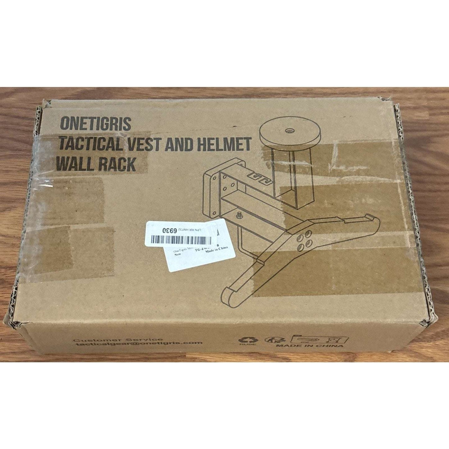 OneTigris Tactical Gear Motorcycle Helmet Jacket Wall Mount Rack Football Hockey