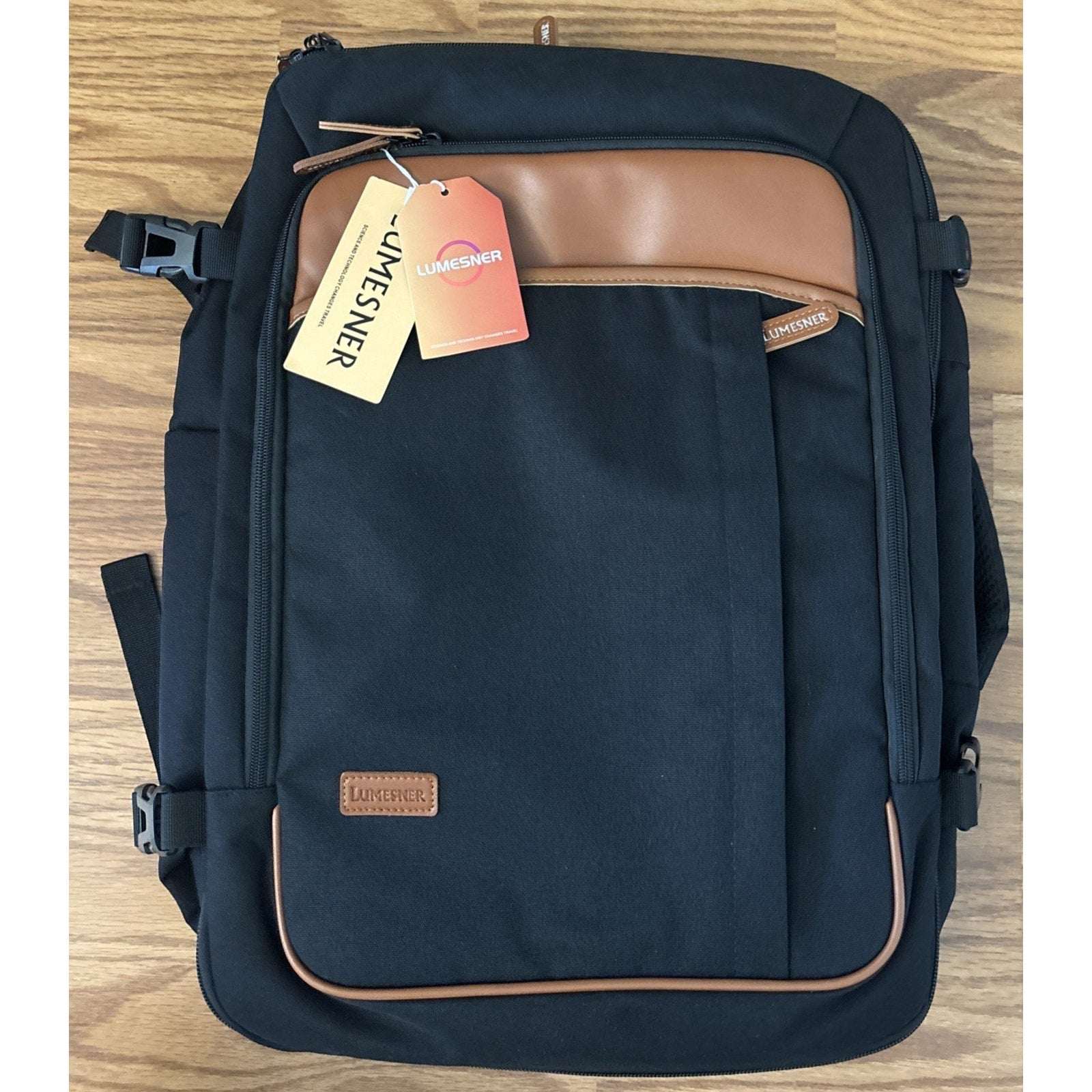 Lumesner Carry on Backpack Travel Set XL 40L TSA Flight Approved Bag w/ USB Port