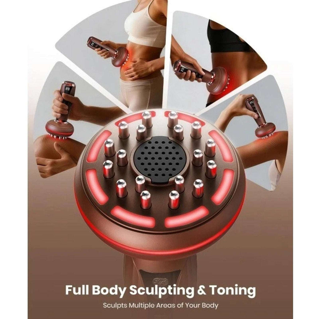 4-in-1 Red Light Lymphatic Drainage Massager Anti Cellulite Body Sculpting Tool
