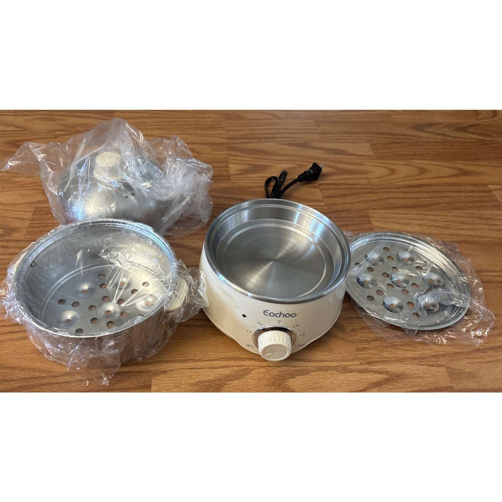 14 Egg Stainless Steel Electric Rapid Hard Boiled Egg Cooker Steamer w/ Timer