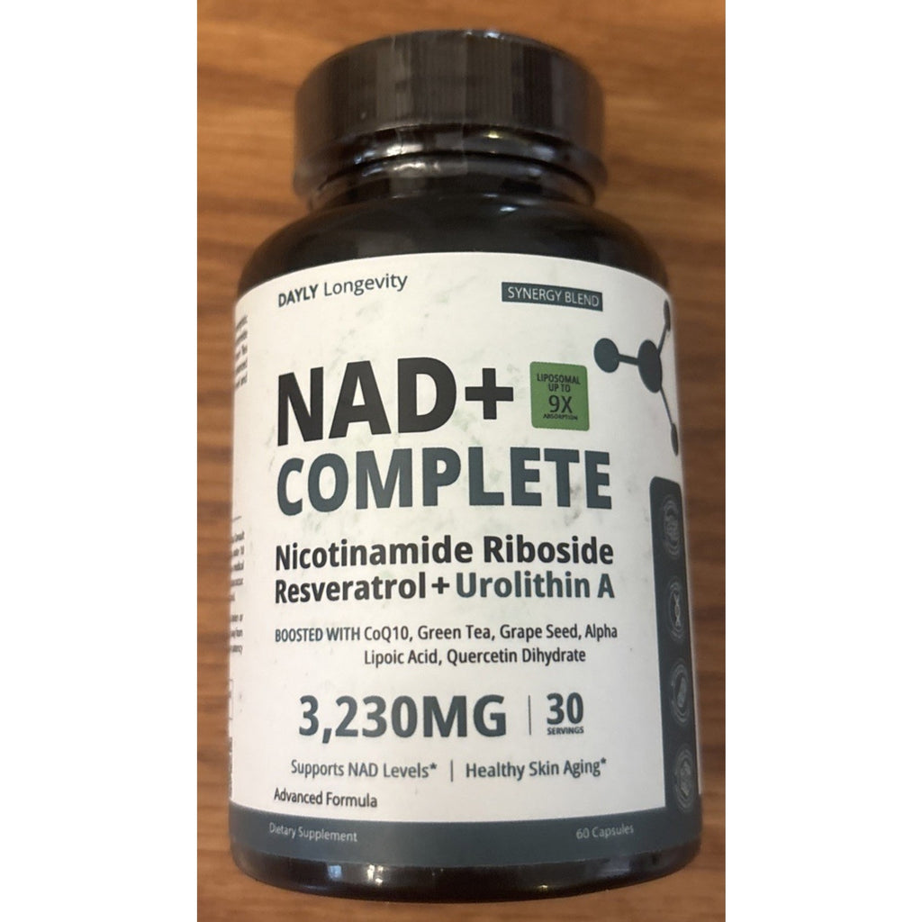 Dayly NAD+ 3230mg Nicotinamide Riboside NAD Resveratrol Supplement 1-Pack 30 Ct