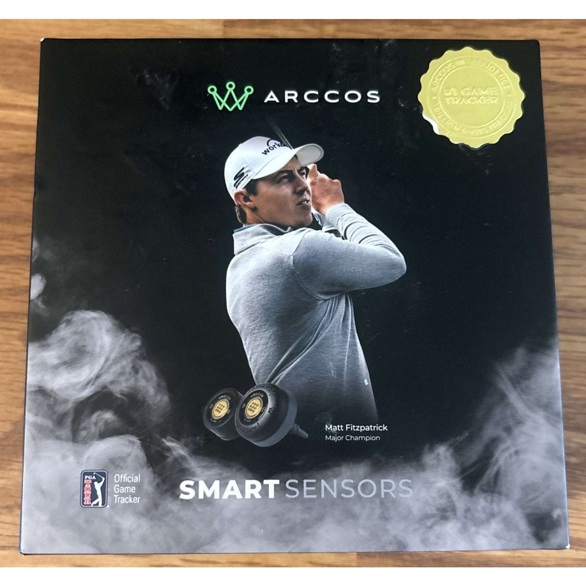 ARCCOS GOLF Gen 4 SMART SENSORS Smoke 80015 AI GPS Rangefinder Game Tracking Set