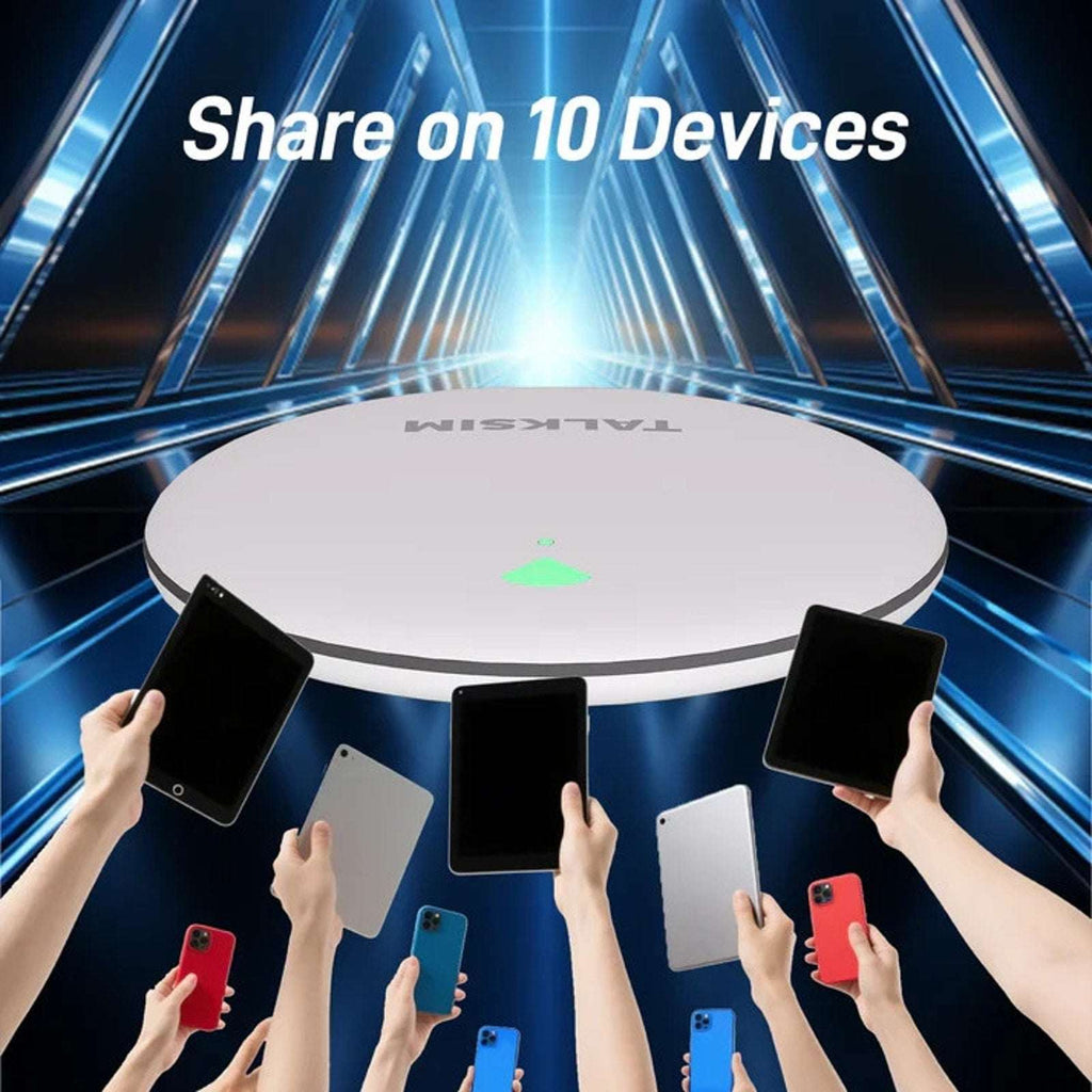 TALKSIM UFO Mobile Hotspot 1GB/Month WiFi 6 4G LTE Portable Up to 10 Devices