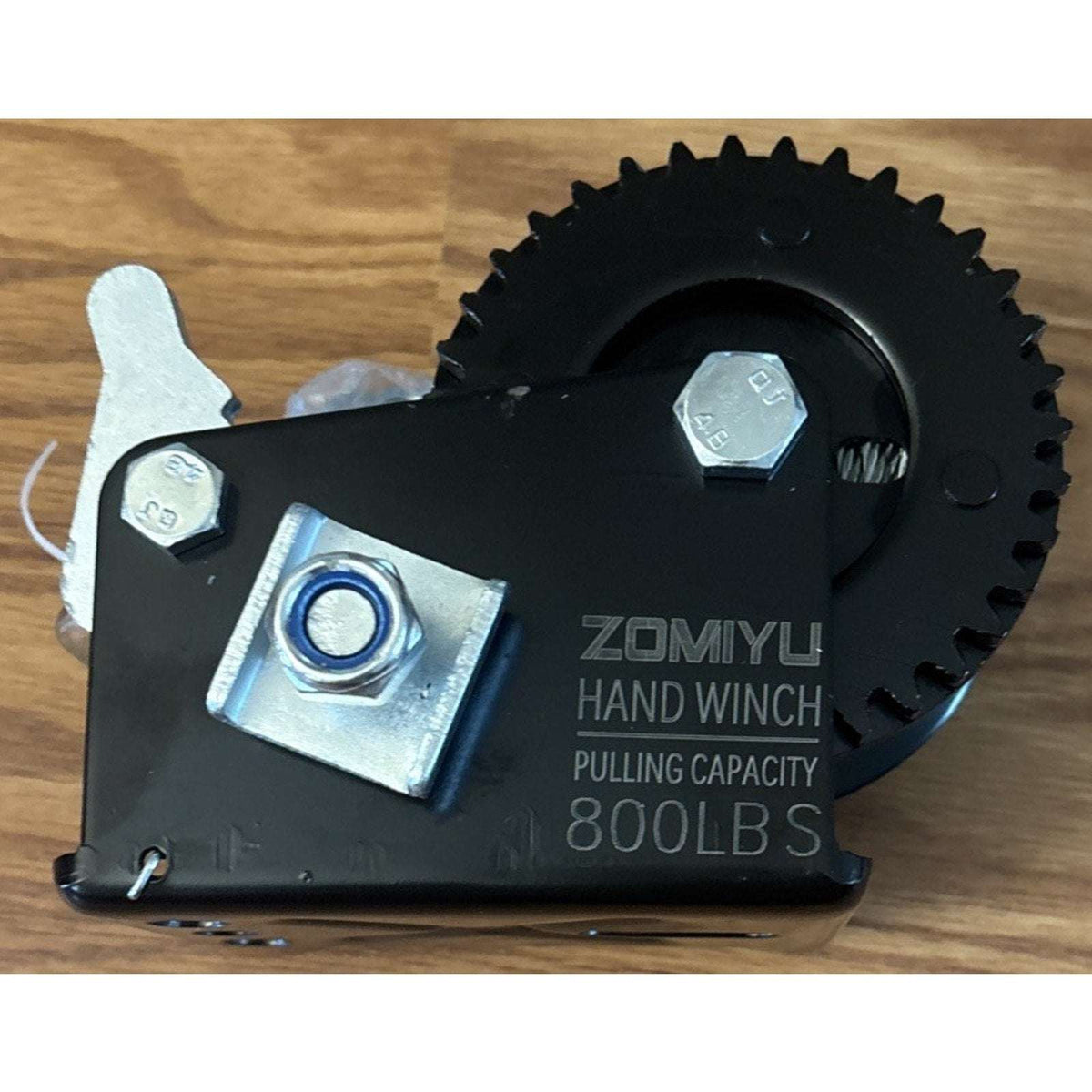 800LBS Hand Crank Winch 26FT Cable Towing ATV Boat Trailer 2-Way Ratchet 3.2:1
