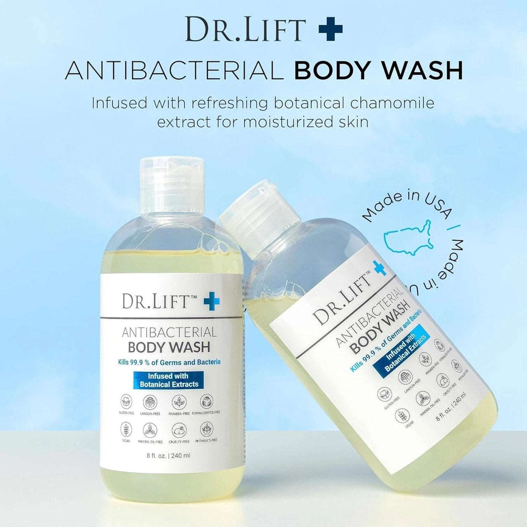 DR. LIFT Antibacterial Hydrating Body Wash, Refreshing Shower & Bath Cleanser