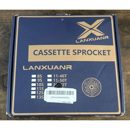 Lanxuanr 10-Speed Sprocket Cassette 10-50t for Mountain Bike and Road Bicycle