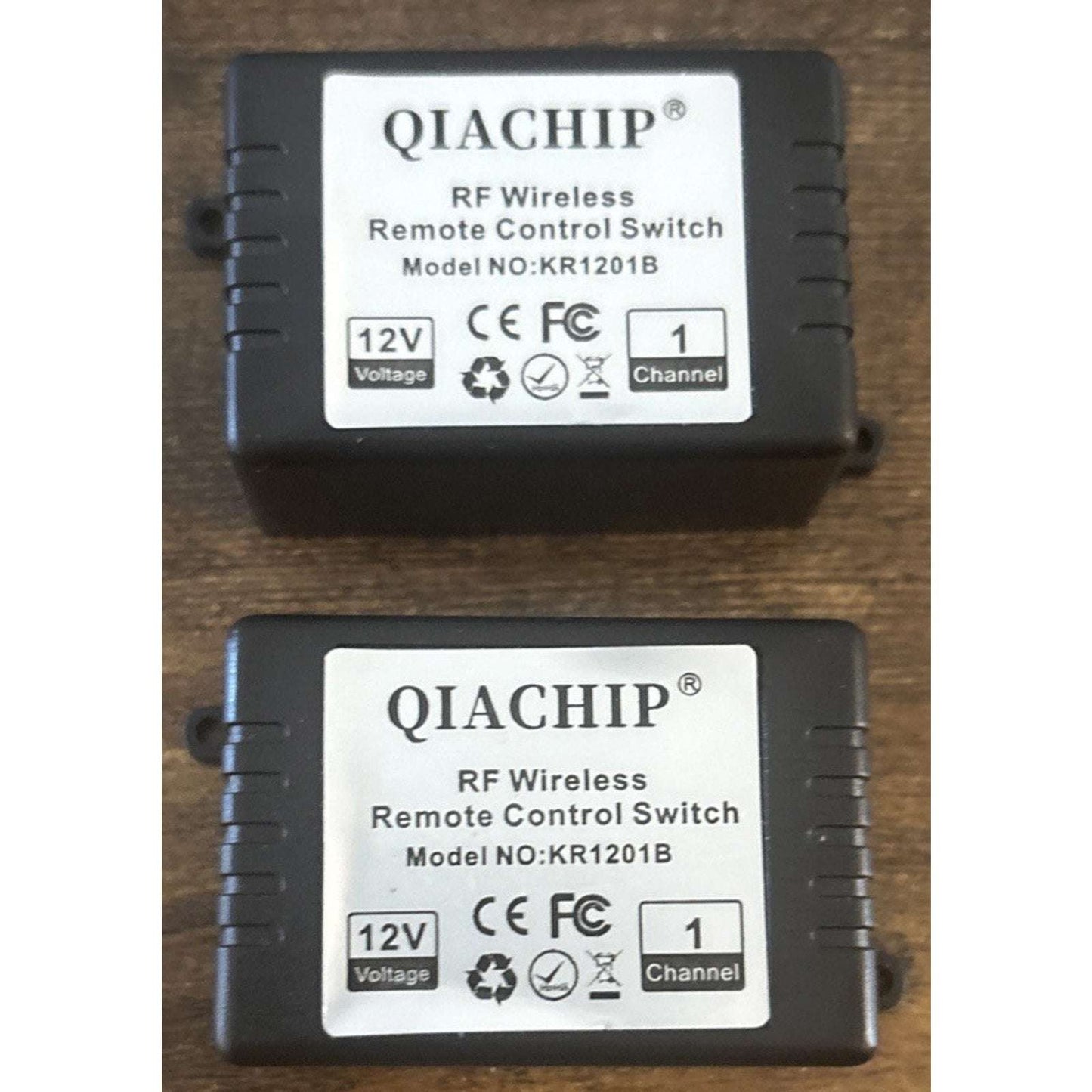 12V 1CH 433Mhz RF Remote Relay Switch Momentary Toggle Doors/Lights 2 Relays