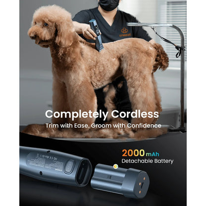 oneisall Cordless Professional Dog Grooming Clippers PC14 Pet Grooming Set - NEW