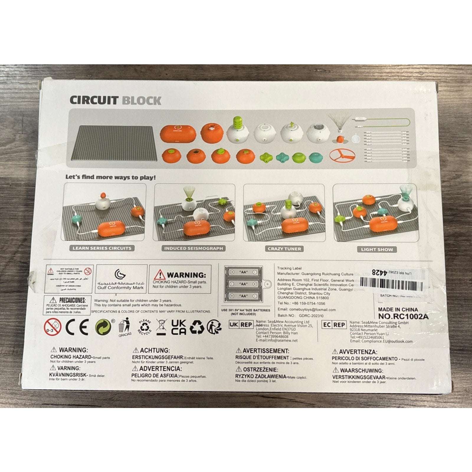 Science Kit STEAM Circuit Block Projects Learn Circuits, Create a Light Show +++