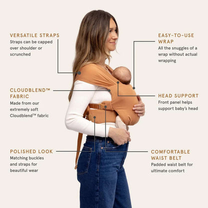 Wildbird Aerial Buckle Wrap Color - Sparrow Standard XS-XL Newborn Baby Carrier