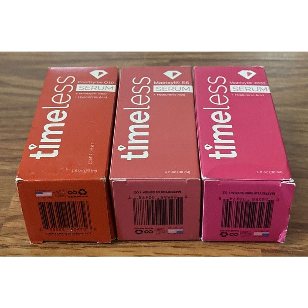 3PC Timeless, Matrixyl 3000 Serum, Matrixyl S6, Coenzyme Q10 + Hyaluronic Acid