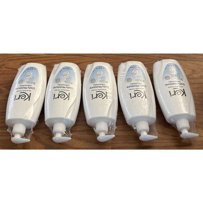 Keri Whole Body Daily Moisture Original Lotion Aloe & Pump 20oz Lot of 5