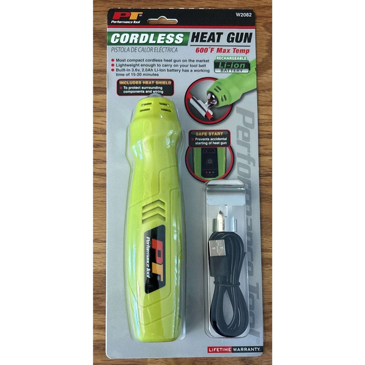 Wilmar W2082 Li-ion Cordless Heat Gun Rechargeable Performance Tool