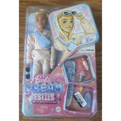 Barbie Dream Besties Barbie “Ken” Fashion Doll YouTube w/ Skateboard