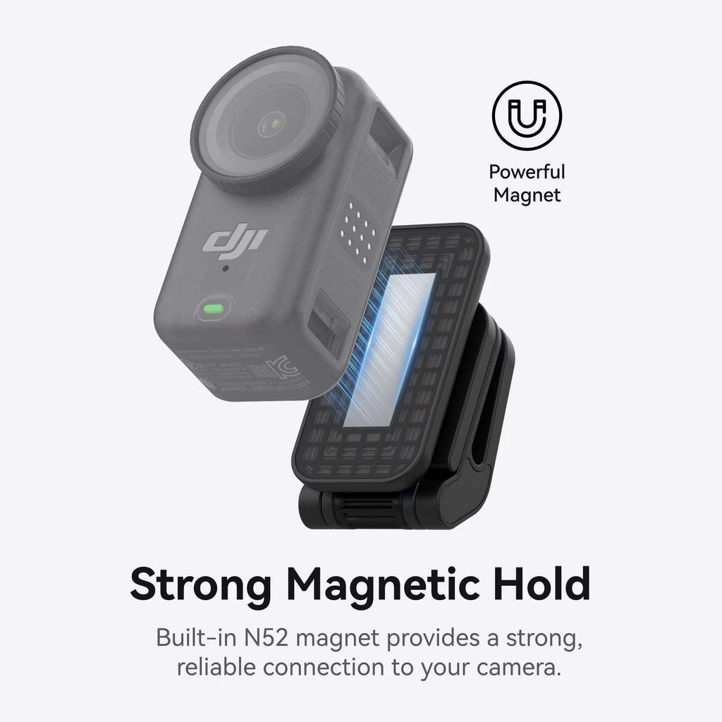 TELESIN Magnetic Quick-Release Cap Hat Brim Clip Camera Mount for DJI OSMO NANO