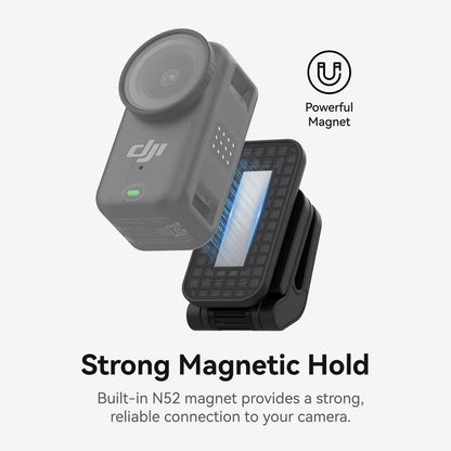 TELESIN Magnetic Quick-Release Cap Hat Brim Clip Camera Mount for DJI OSMO NANO