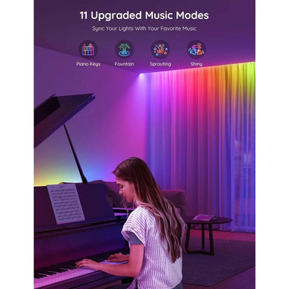 Govee RGBIC LED Strip Lights Smart Bluetooth 16.4' Segmented Control, DIY, Music