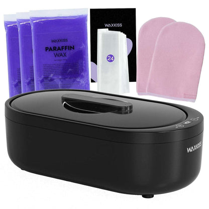 Electric Paraffin Wax Machine for Hands and Feet - Home Spa Kit Wax Mitts Liners