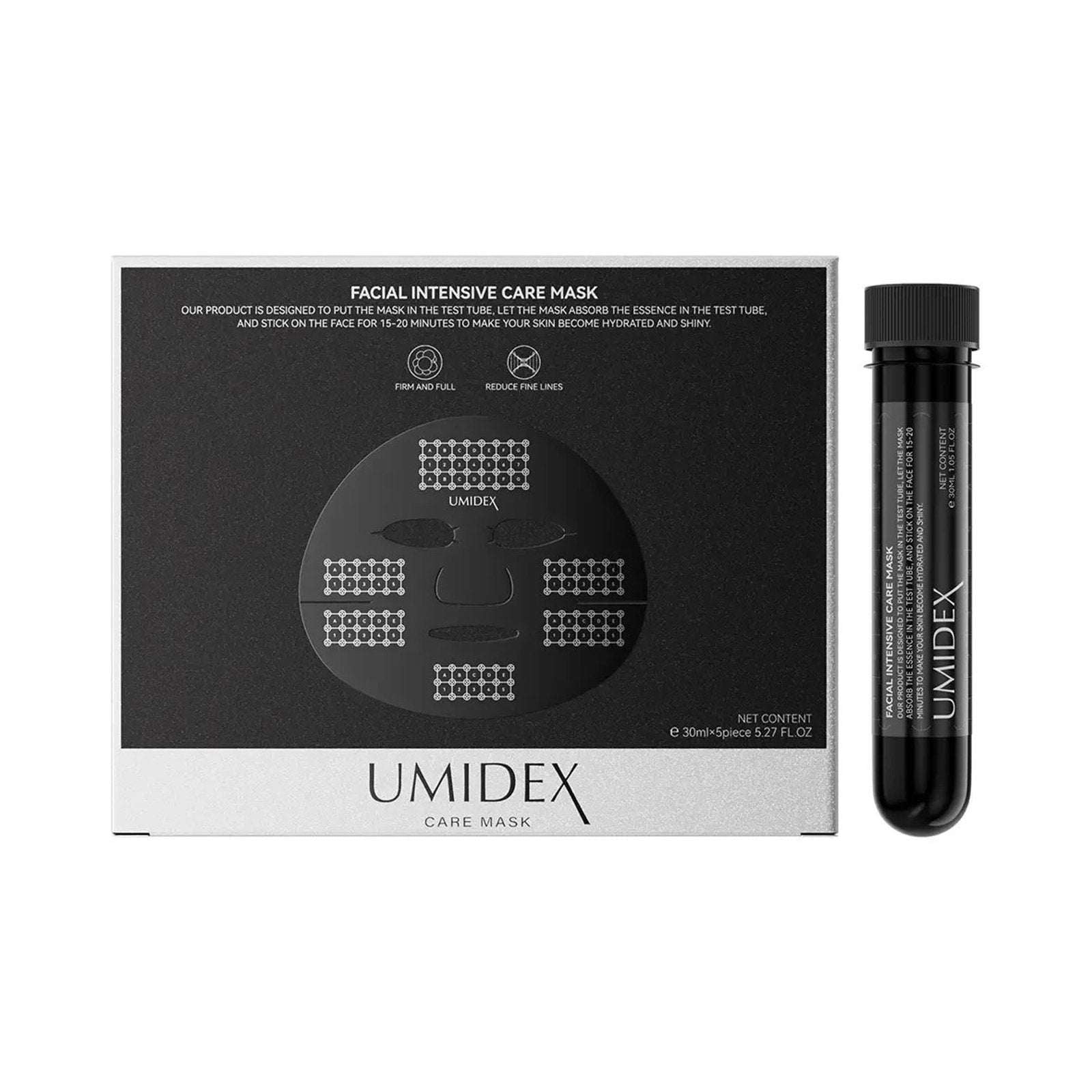 UMIDEX Intensive Care Facial Mask Hydrolyzed Collagen + Hyaluronic Acid 5PCx30ml