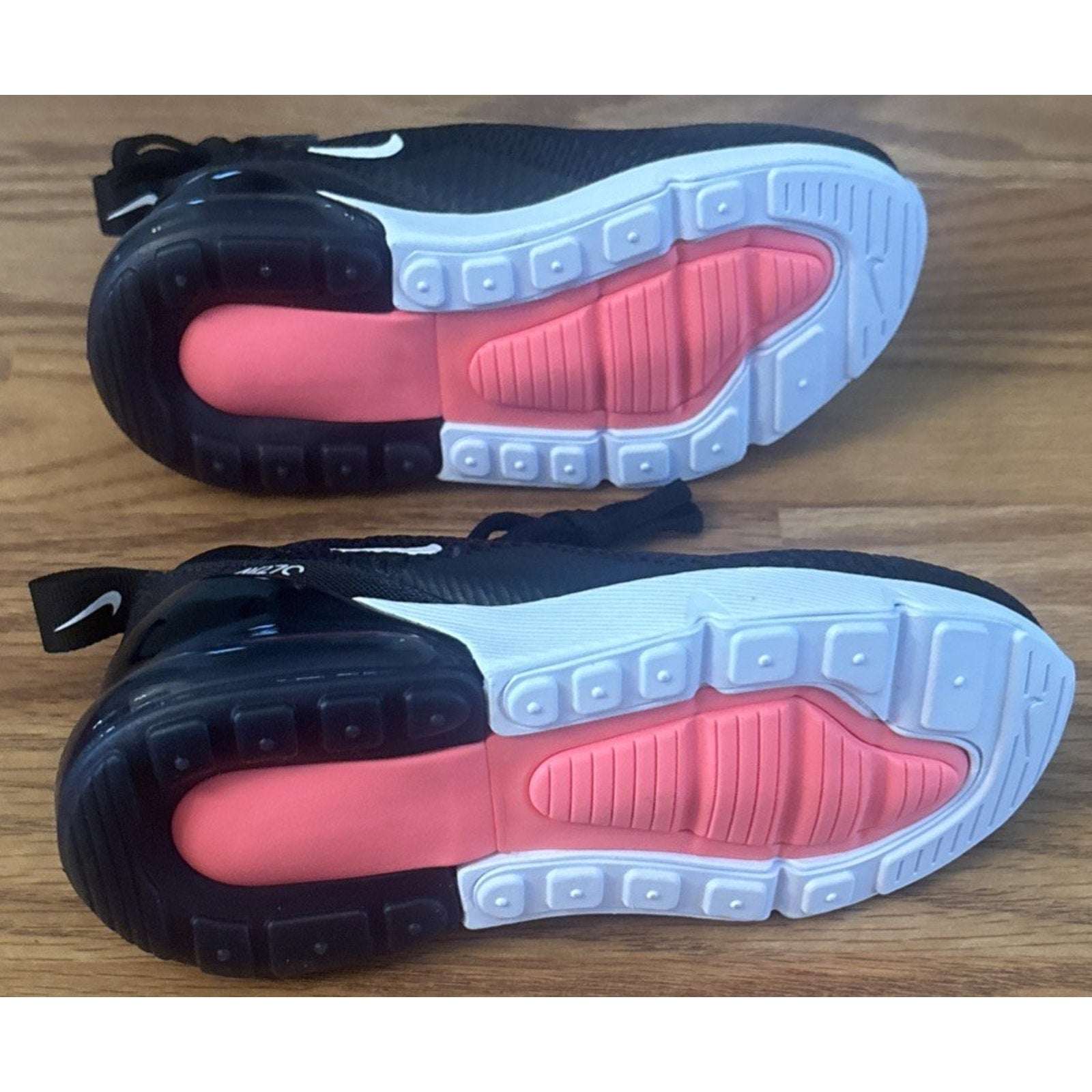 Kids Nike Air Max 270 (PS) Low Black White AO2372-001 Preschool Size 11c