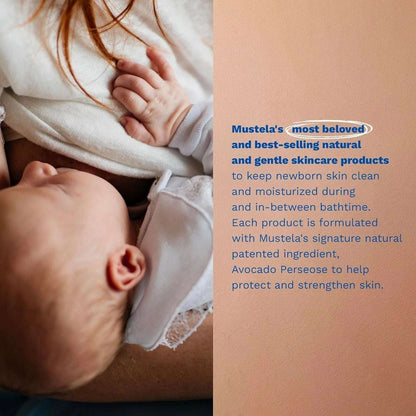 Mustela Newborn Arrival Gift Set Baby Skincare & Bath Essentials 5Pcs FULL SIZE