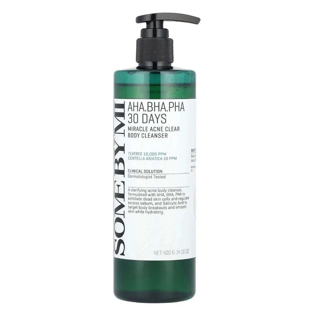 SOME BY MI AHA BHA PHA 30 Day Miracle Acne Clear Body Cleanser 14.10oz Salicylic