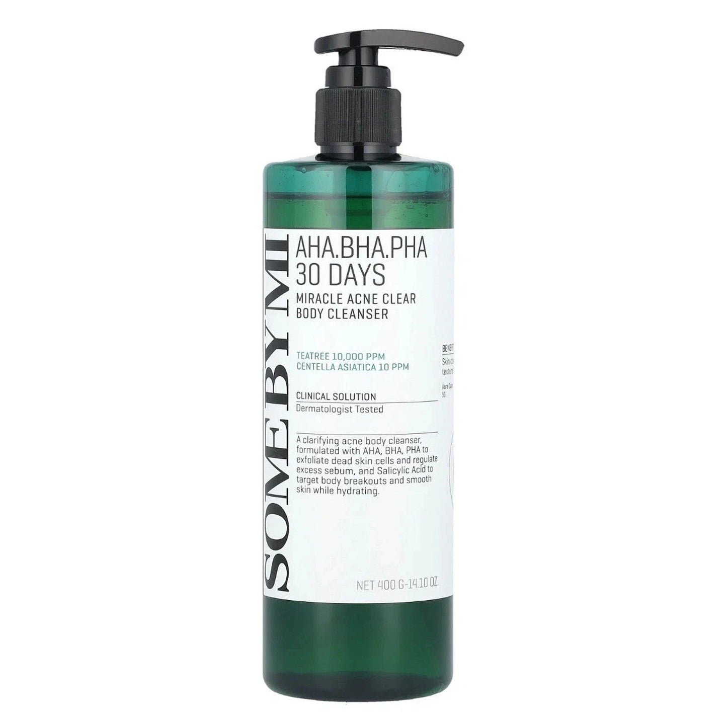SOME BY MI AHA BHA PHA 30 Day Miracle Acne Clear Body Cleanser 14.10oz Salicylic