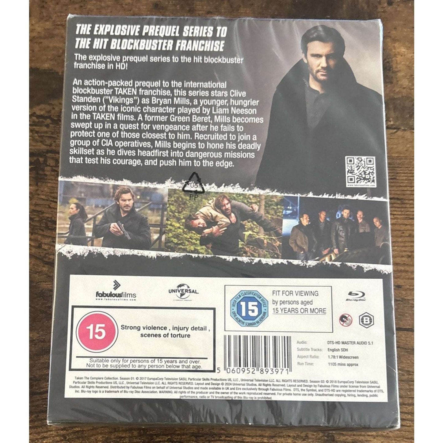 Taken (Complete Series) Blu-ray 5-Disc Box Set Clive Standen Region B NEW!
