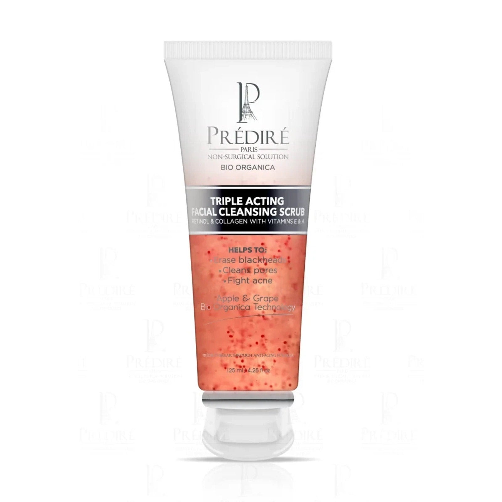 2 Pc Triple Acting Facial Cleansing Scrub Powered by Bio Organica Collagen Tech