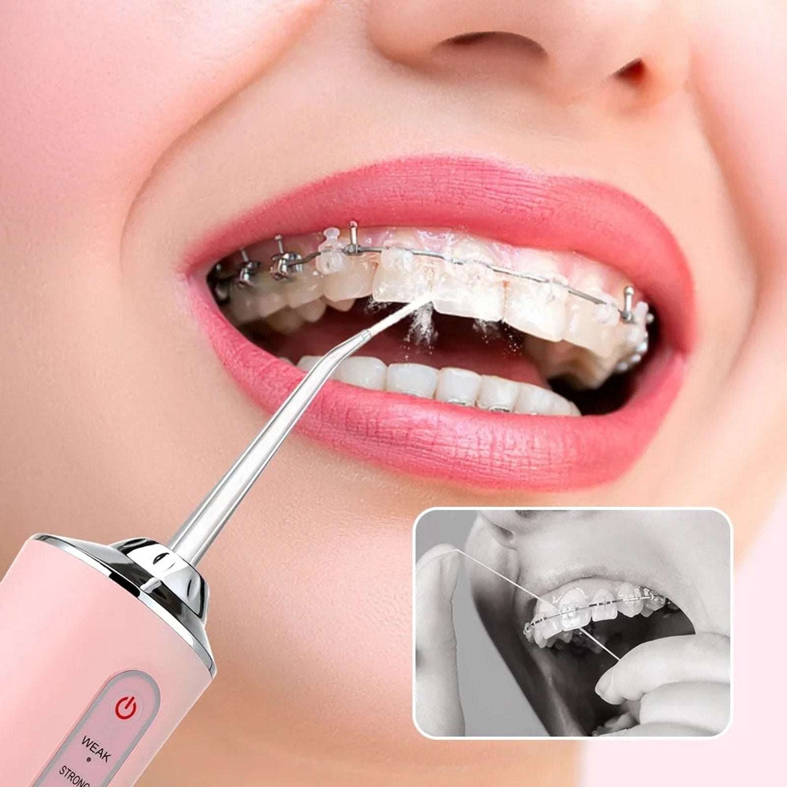 New Cordless Water Flosser Dental Oral Irrigator Travel Teeth Cleaner Floss Pick