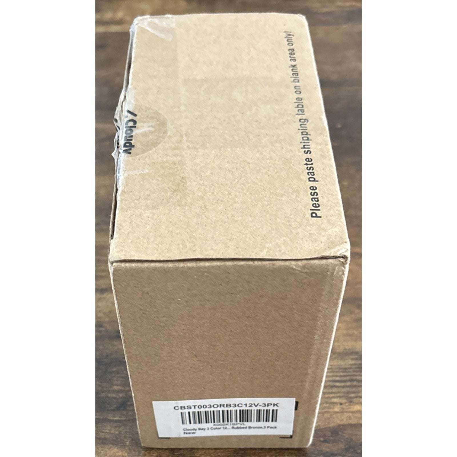 Cloudy Bay Indoor/Outdoor LED 120V Step Light 3w CR190 Dimmable 3 Pack Bronze