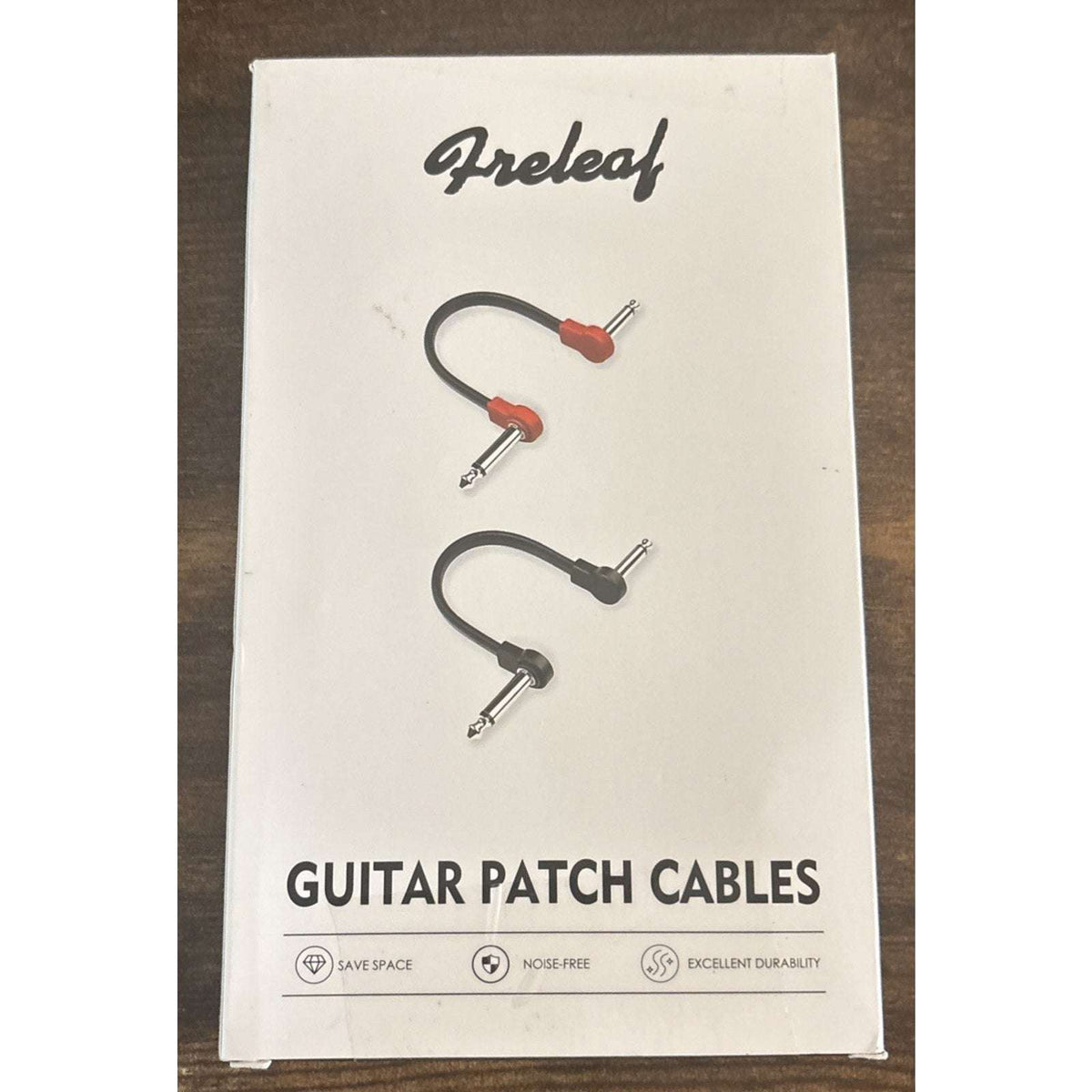 4Pack Guitar Effect Pedal Board Instrument Patch Cord Cables 6" 1/4" Right Angle