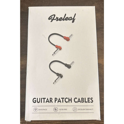 4Pack Guitar Effect Pedal Board Instrument Patch Cord Cables 6" 1/4" Right Angle