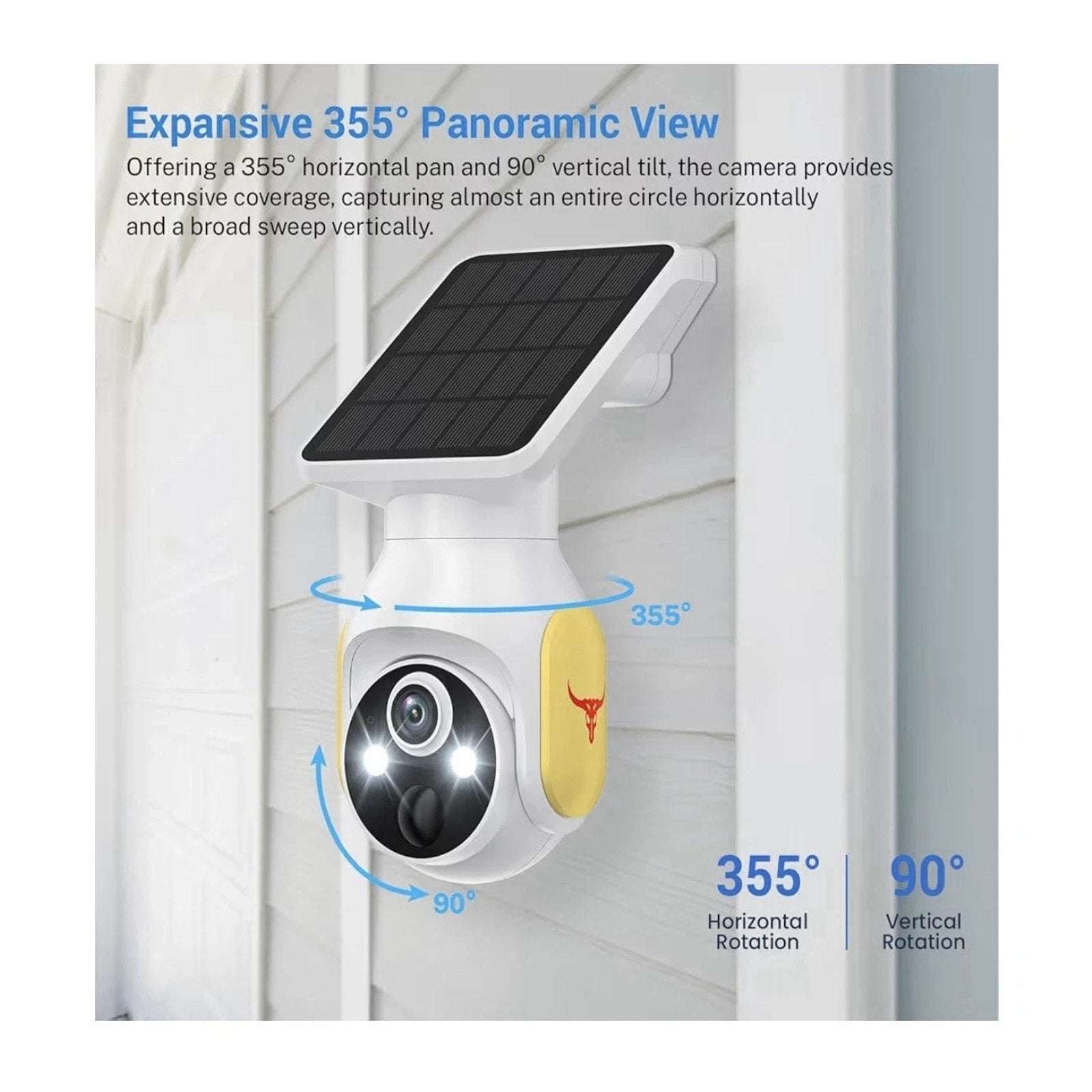 4G 1080p Security Camera Smart AI Human Detect Battery/Solar 2-Way Talk Pan/Tilt