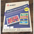 Avery 8316 25 Ink Jet Greeting Cards with 25 Envelopes