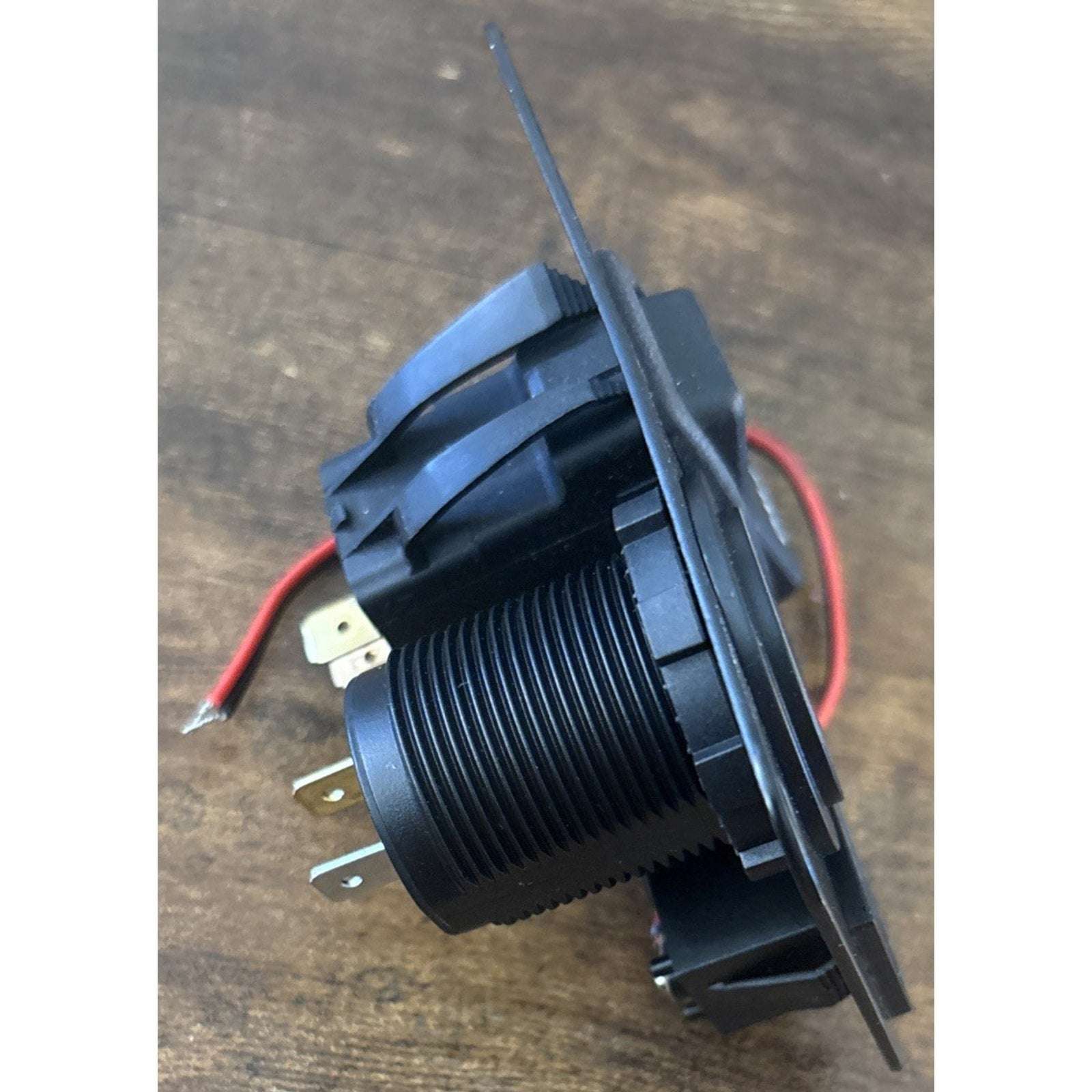 10L0L Golf Cart Key Switch Panel Dual USB Charger, Voltmeter & F/R EZGO TXT PDS