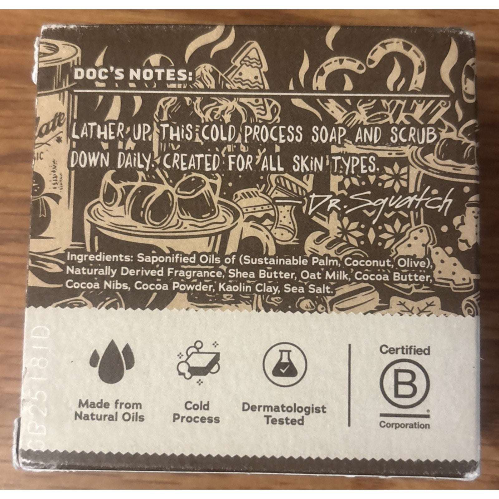 Dr. Squatch Skellington’s Suds & Hot Choccy Limited Edition Men’s Natural Soap