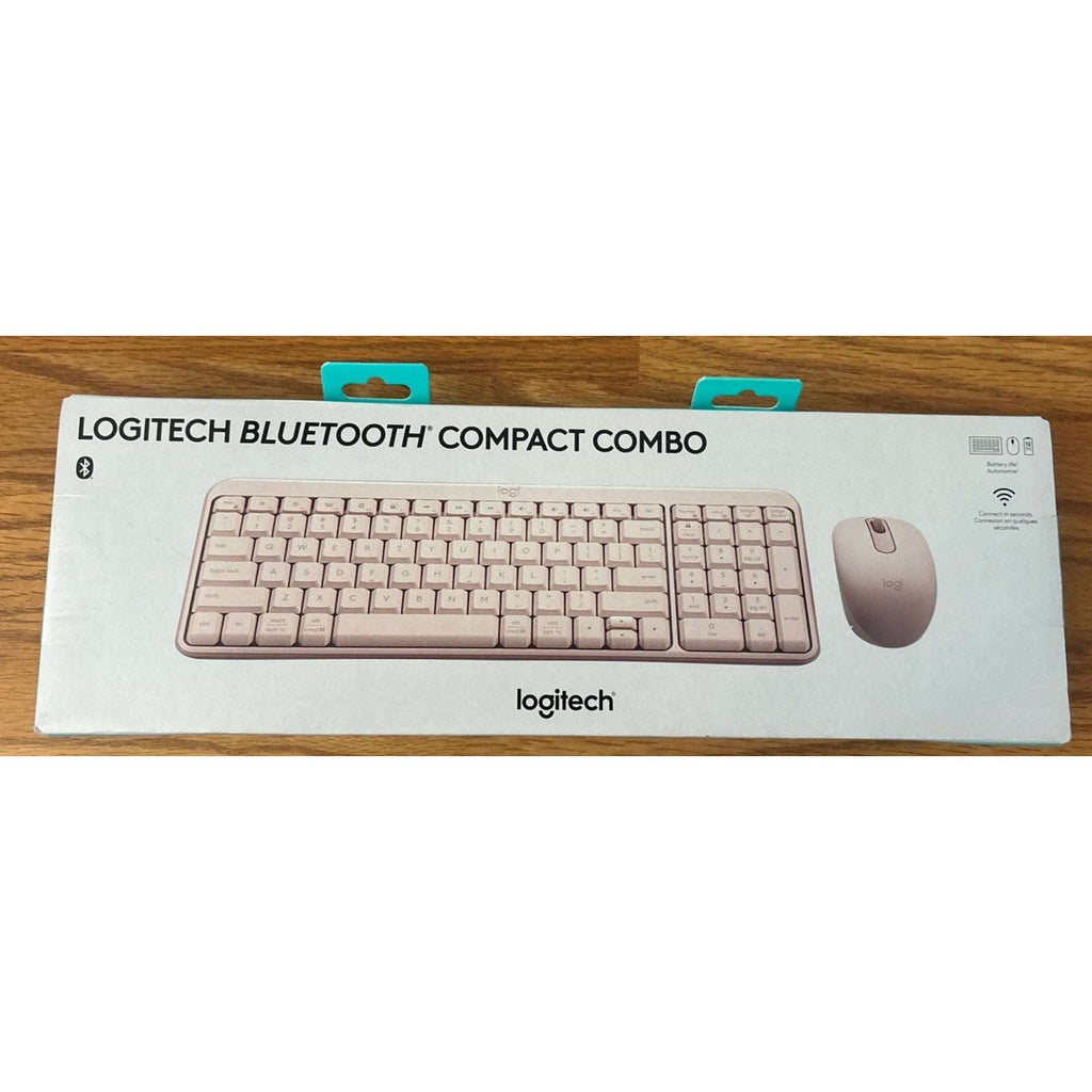 Logitech Compact Bluetooth Keyboard & Mouse Combo - Rose Pink 920-013509