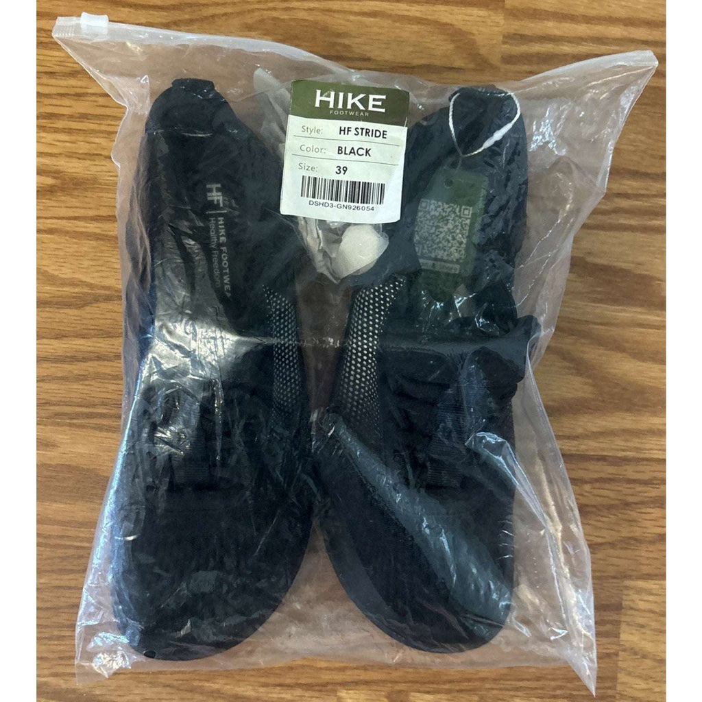 HIKE HF STRIDE Barefoot Shoes Black 8-8.5 US W