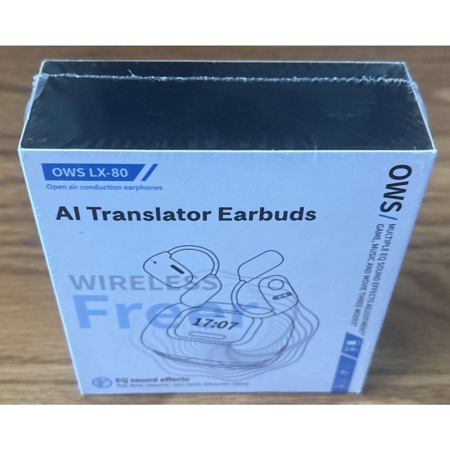 BT AI Translator Open Air Conduction Earbuds Multi EQ Sound Effects OWS LX-80