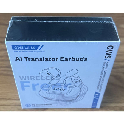 BT AI Translator Open Air Conduction Earbuds Multi EQ Sound Effects OWS LX-80