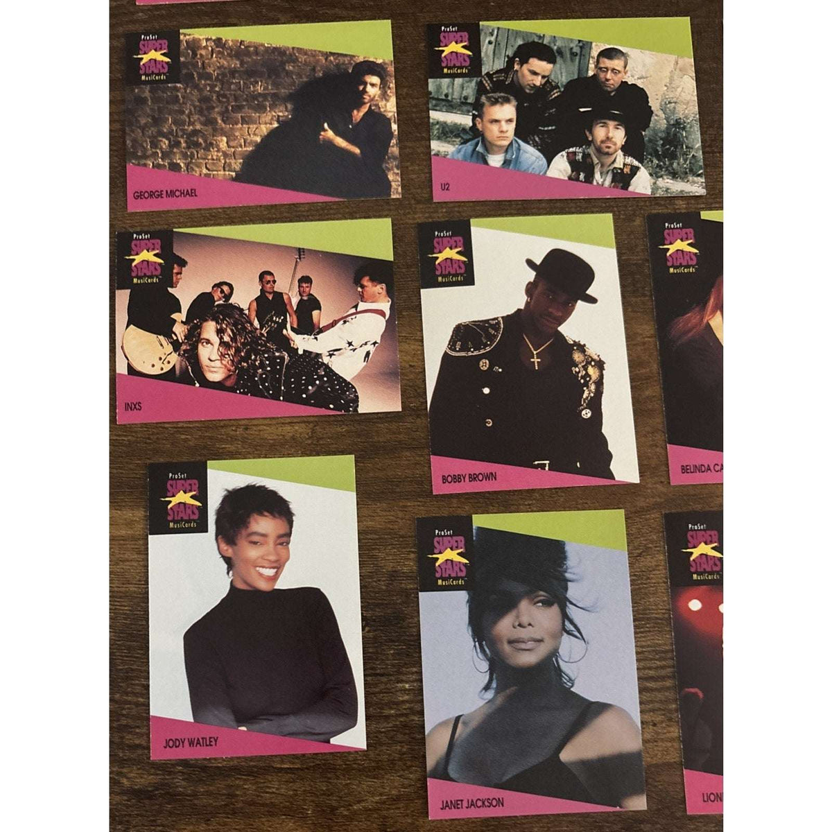 1991 Pro Set Super Stars Music Cards Lot of 43 Ziggy Marley Madonna U2 INXS ++