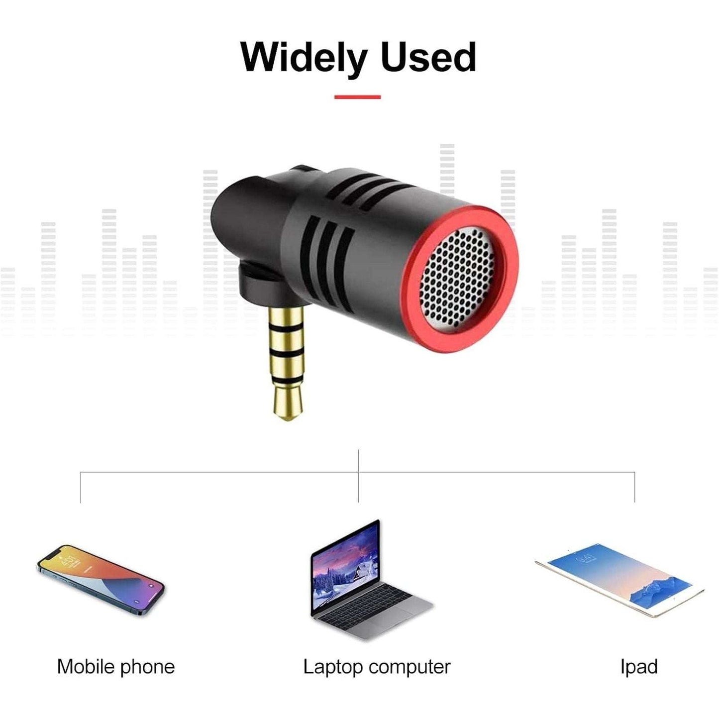 SabineTek Vlogmic+ SM-1 Unidirectional Plug-in Microphone for SmartMike+, Phones
