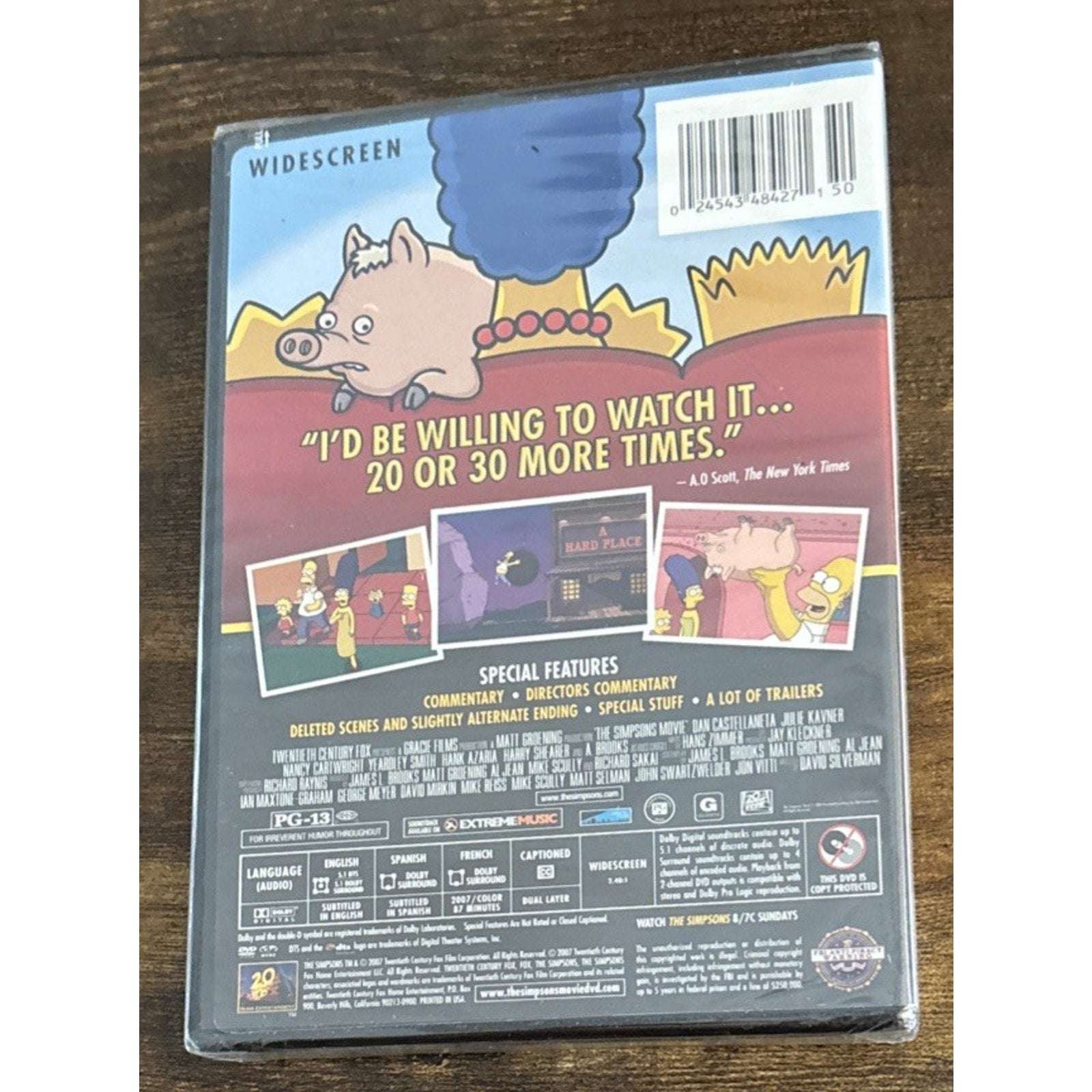 The Simpsons Movie (DVD, 2007) Widescreen New! Sealed!