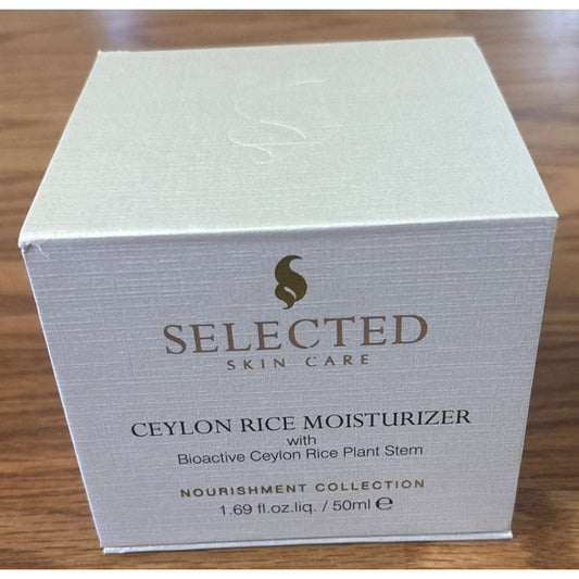 NEW Selected Skin Care CEYLON RICE MOISTURIZER 1.69 oz Nourishment Collection