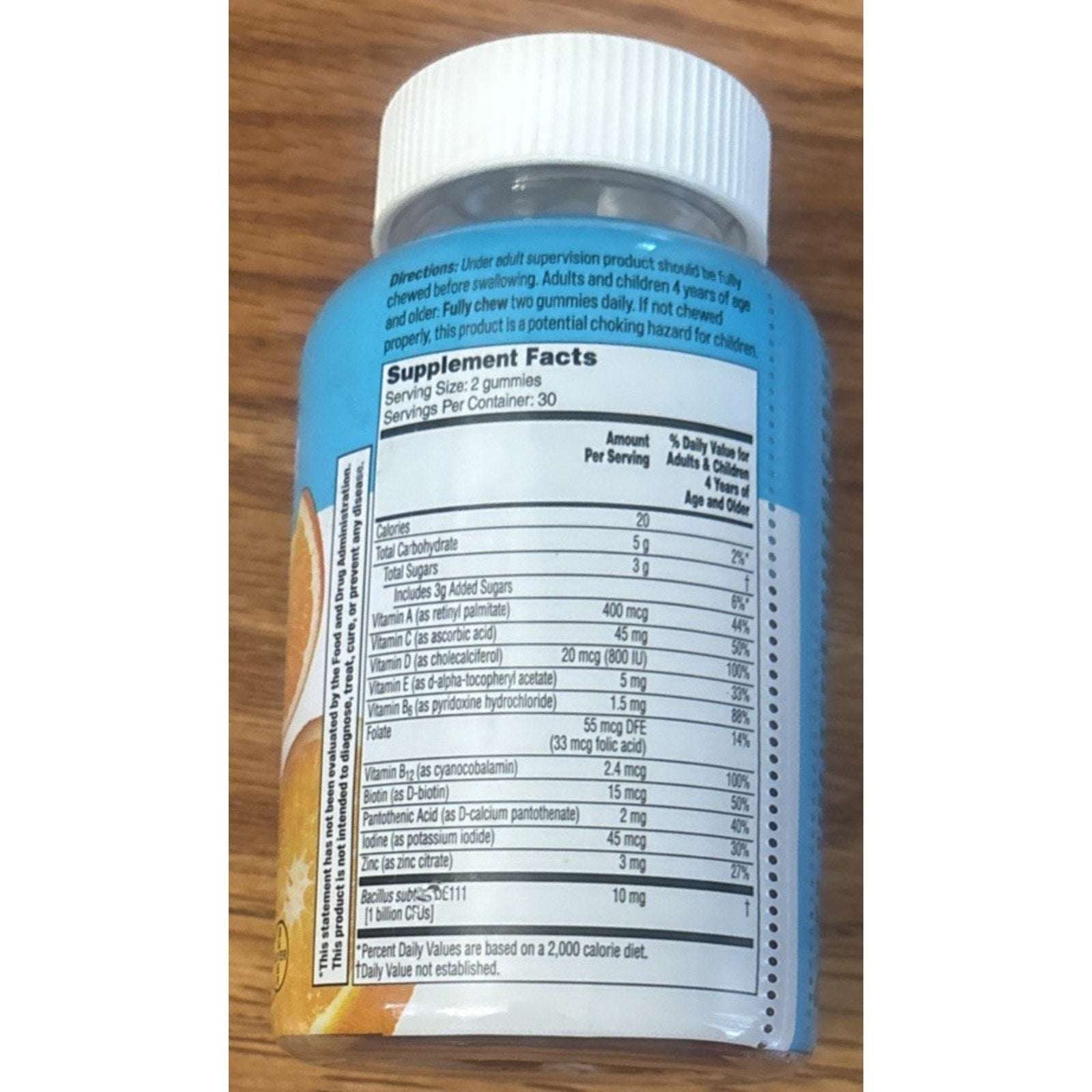 One A Day Kids Multivitamin with Probiotic Orange 60ct Gummies 3 Pack(180 Total)
