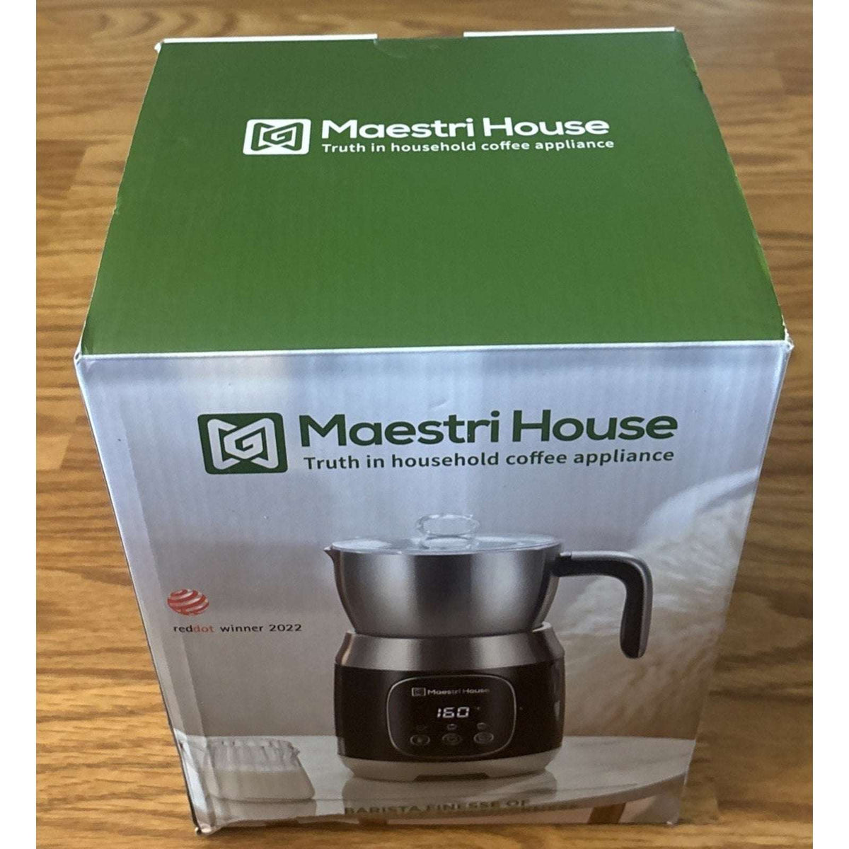 Maestri House DualFro 600 Milk Steamer Frother w Variable Temp & Froth Thickness