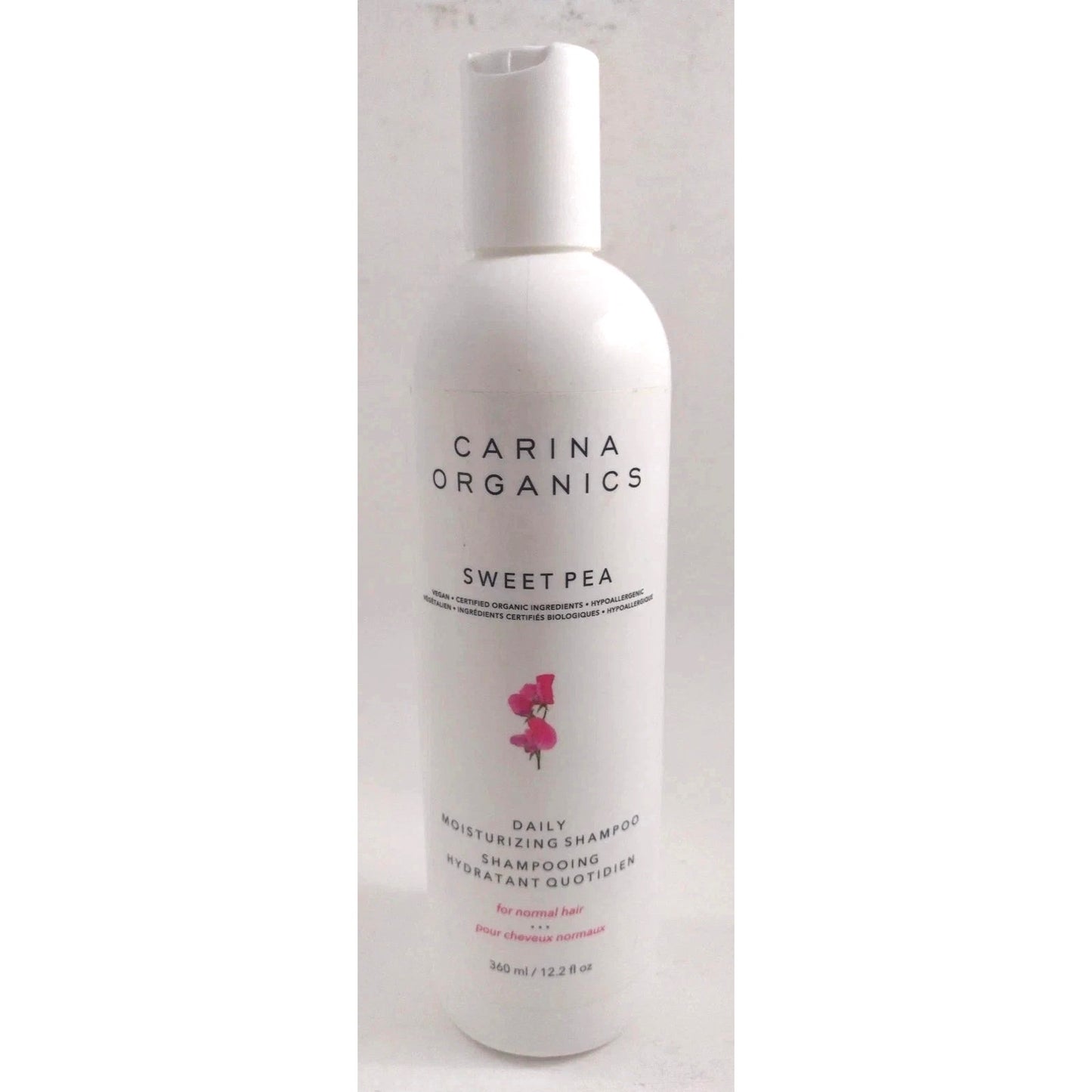 Carina Organics Sweet Pea Daily Moisturizing Shampoo - 360 ml / 12.2 fl oz